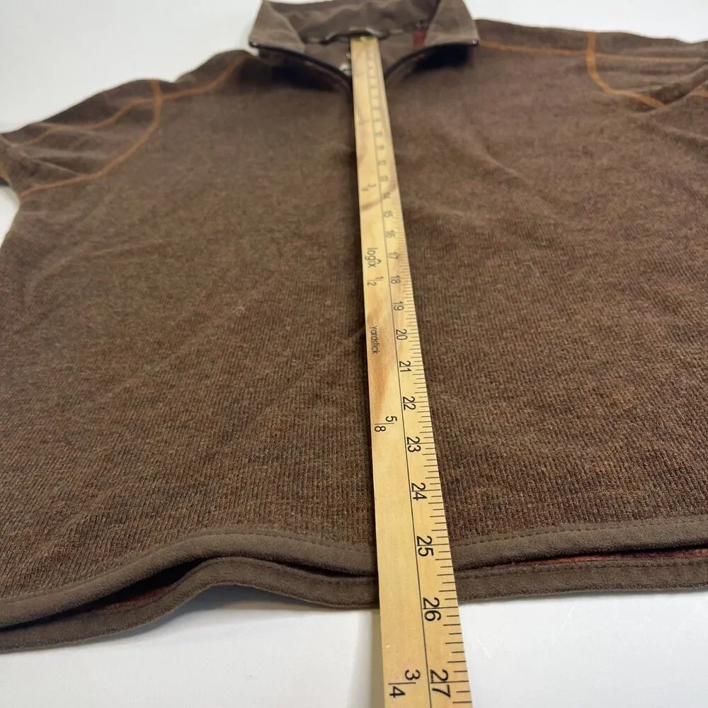 Kuhl Chianti Fleece 1/4 Zip Sweater Men’s M Wool Blend Hiking Outdoor - Picture 6 of 12
